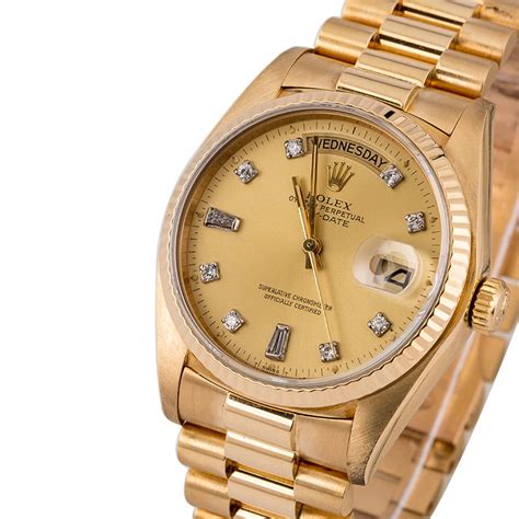 used rolex president 18038.